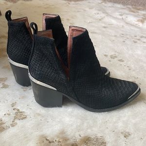 Jeffrey Campbell Cromwell Cutout Western Boot, Size 8.5